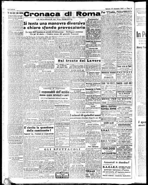 L'Unità : organo centrale del Partito comunista italiano